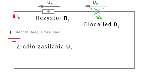 Dioda led połaczenie szeregowe eori.pl